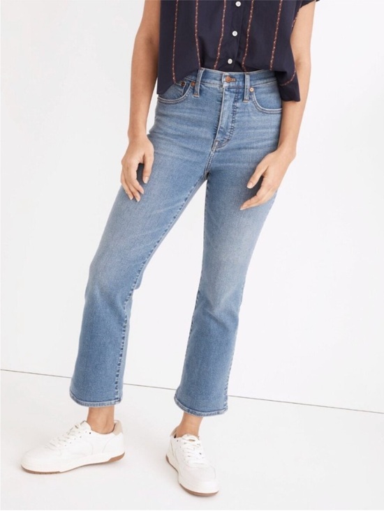 Madewell Denim - Madewell Cali Demi Boot Jeans in Dorrance Wash TENCEL Denim Edition NWT